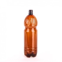 1428 Бутылка пластиковая коричневая 1 л (50шт)